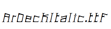 ArDeckItalic.ttf