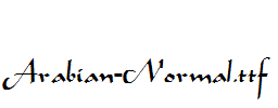 Arabian-Normal.ttf