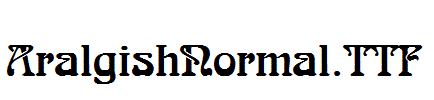 AralgishNormal.TTF