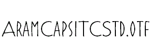 AramCapsITCStd.otf