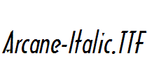 Arcane-Italic.TTF