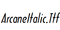 ArcaneItalic.Ttf