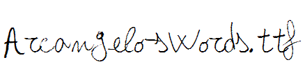Arcangelo-sWords.ttf