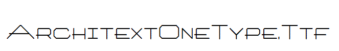 ArchitextOneType.Ttf
