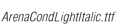 ArenaCondLightItalic.ttf