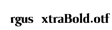 ArgusExtraBold.otf