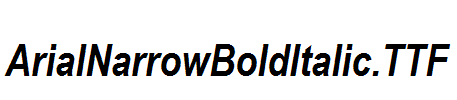 ArialNarrowBoldItalic.TTF