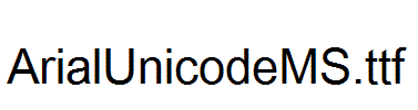 ArialUnicodeMS.ttf