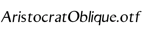 AristocratOblique.otf
