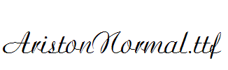 AristonNormal.ttf