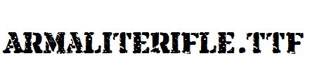 ArmaliteRifle.ttf