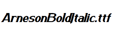 ArnesonBoldItalic.ttf