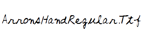 ArronsHandRegular.Ttf