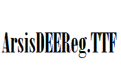 ArsisDEEReg.TTF