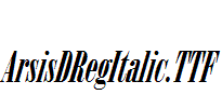 ArsisDRegItalic.TTF
