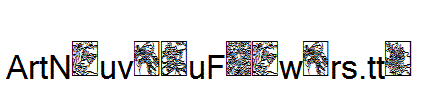 ArtNouveauFlowers.ttf