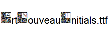 ArtNouveauInitials.ttf