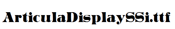ArticulaDisplaySSi.ttf