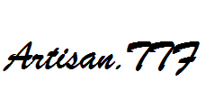 Artisan.TTF
