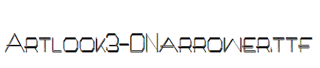 Artlook3-DNarrower.ttf