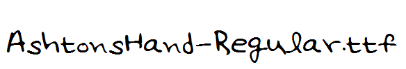 AshtonsHand-Regular.ttf