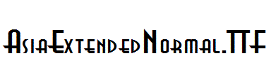 AsiaExtendedNormal.TTF