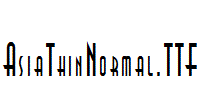AsiaThinNormal.TTF