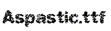 Aspastic.ttf