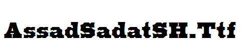 AssadSadatSH.Ttf
