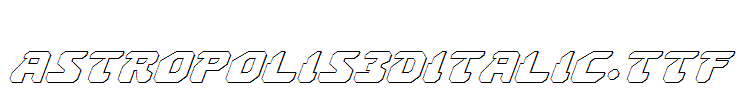 Astropolis3DItalic.ttf