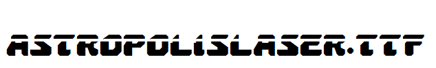 AstropolisLaser.ttf