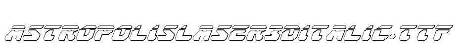 AstropolisLaser3DItalic.ttf