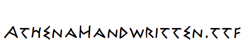 AthenaHandwritten.ttf