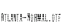 Atlanta-Normal.otf