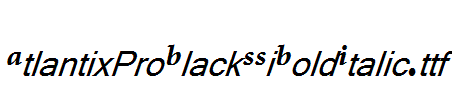 AtlantixProBlackSSiBoldItalic.ttf