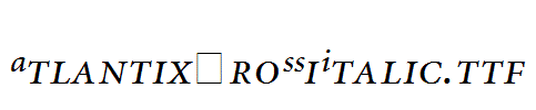 AtlantixProSSiItalic.ttf