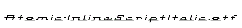 Atomic-InlineScriptItalic.otf