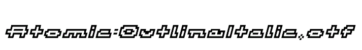 Atomic-OutlineItalic.otf