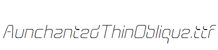 AunchantedThinOblique.ttf