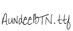AundeeBTN.ttf