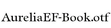 AureliaEF-Book.otf