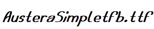 AusteraSimpletfb.ttf