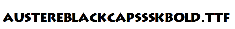 AustereBlackCapsSSKBold.Ttf