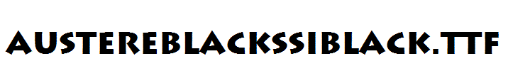 AustereBlackSSiBlack.ttf