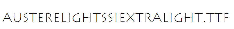 AustereLightSSiExtraLight.ttf