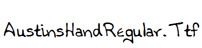 AustinsHandRegular.Ttf