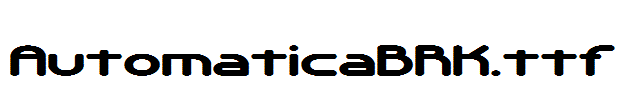 AutomaticaBRK.ttf