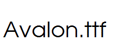 Avalon.ttf