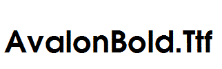 AvalonBold.Ttf