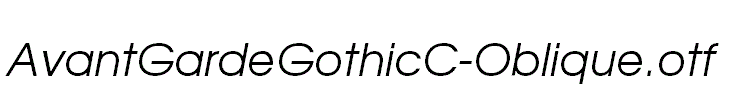 AvantGardeGothicC-Oblique.otf